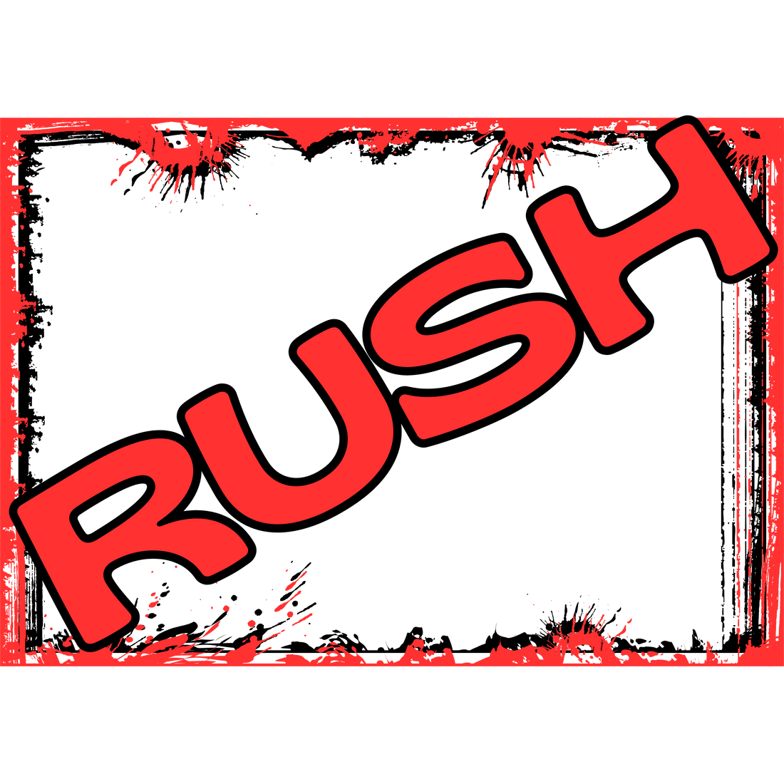 RUSH FEE same day print if order is placed by 9:00 am (Copy) – Vinyl ...